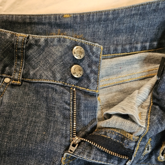 Womens Low Cut Curvy Boot Cut Jeans Size 4 Vintage - Picture 5 of 14